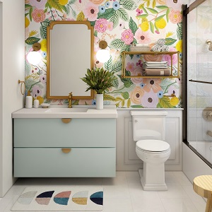 Цветная и яркая ванная комната: как преобразить санузел в Ужуре - uzhur.mebel54.com | фото