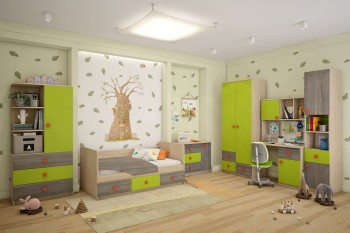 Детская комната Пуговка в Ужуре - uzhur.mebel54.com | фото