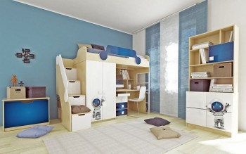 Детская комната Санни (Белый/корпус Клен) в Ужуре - uzhur.mebel54.com | фото