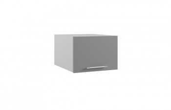 Гарда ГПГ 500 шкаф верхний горизонтальный глубокий (Белый Эмалит/корпус Серый) в Ужуре - uzhur.mebel54.com | фото