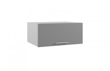 Гарда ГПГ 800 шкаф верхний горизонтальный глубокий (Белый Эмалит/корпус Серый) в Ужуре - uzhur.mebel54.com | фото