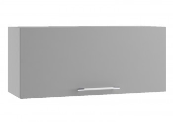 Гарда ПГ 800 шкаф верхний горизонтальный (Белый Эмалит/корпус Серый) в Ужуре - uzhur.mebel54.com | фото