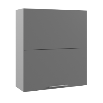 Гарда ВПГПМ 800 шкаф верхний высокий Blum Aventos (Белый Эмалит/корпус Серый) в Ужуре - uzhur.mebel54.com | фото
