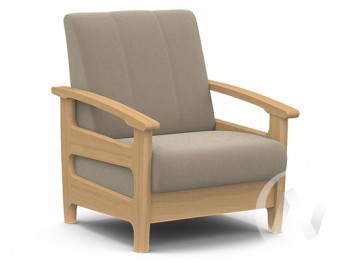 Кресло для отдыха Омега (бук лак/CATANIA LATTE) в Ужуре - uzhur.mebel54.com | фото