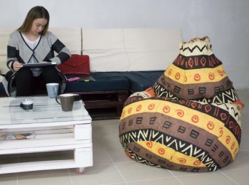 Кресло-груша Большое-Африка в Ужуре - uzhur.mebel54.com | фото