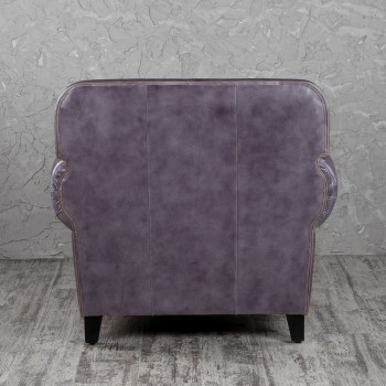 Кресло кожаное Элегант (Фиолетовый) в Ужуре - uzhur.mebel54.com | фото