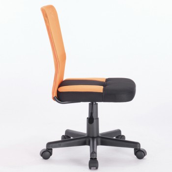 Кресло компактное BRABIX Smart MG-313 (черный, оранжевый) в Ужуре - uzhur.mebel54.com | фото