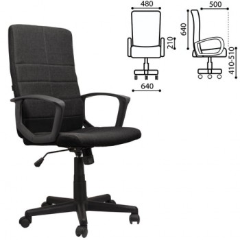 Кресло офисное BRABIX Focus EX-518 (черный) в Ужуре - uzhur.mebel54.com | фото
