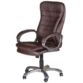 Кресло офисное BRABIX Omega EX-589 (коричневое) в Ужуре - uzhur.mebel54.com | фото