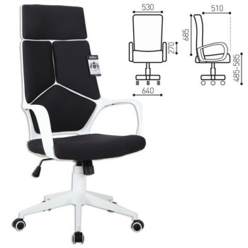 Кресло офисное BRABIX Prime EX-515 (черная ткань) в Ужуре - uzhur.mebel54.com | фото
