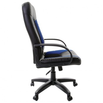 Кресло офисное BRABIX Strike EX-525 (сине-черный) в Ужуре - uzhur.mebel54.com | фото