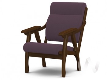 Кресло Вега-10 (орех лак/ULTRA PLUM) в Ужуре - uzhur.mebel54.com | фото