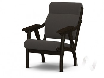 Кресло Вега-10 (венге лак/ULTRA GRAFIT) в Ужуре - uzhur.mebel54.com | фото