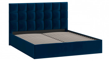 Кровать без ПМ «Эмбер» Велюр Confetti/Blue в Ужуре - uzhur.mebel54.com | фото