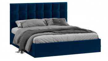 Кровать без ПМ «Эмбер» Велюр Confetti/Blue в Ужуре - uzhur.mebel54.com | фото