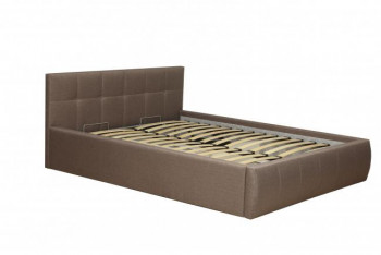 Кровать "Диана" ш. 1400 (Н=1010мм) (жаккард шоколад) в Ужуре - uzhur.mebel54.com | фото