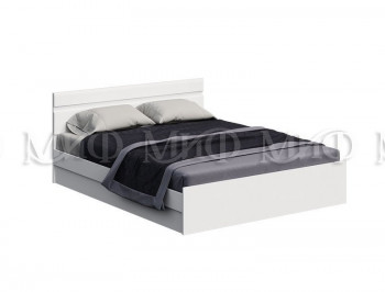 Кровать Нэнси New 1,4м (Белый/белый глянец) в Ужуре - uzhur.mebel54.com | фото