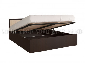 Кровать с подъемным механизмом 1,6 Фиеста (Венге/Дуб беленый) в Ужуре - uzhur.mebel54.com | фото