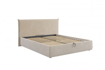 Кровать с подъемным механизмом Лада 160х200 см (графит (велюр)) в Ужуре - uzhur.mebel54.com | фото