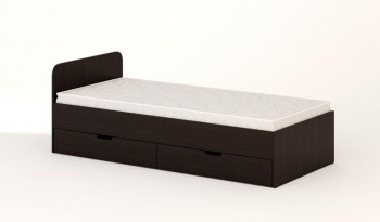 Кровать с ящиками 900 (Венге) в Ужуре - uzhur.mebel54.com | фото