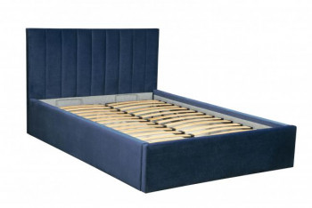 Кровать "Юнона" ш. 1600 (Н=1020мм) (ягуар нэви) в Ужуре - uzhur.mebel54.com | фото