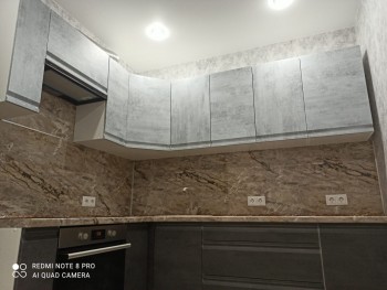 Модульная кухня Бронкс 1,7 м (Оксид) в Ужуре - uzhur.mebel54.com | фото