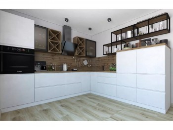 Модульная кухня Бронкс 1,8 м (Кварц) в Ужуре - uzhur.mebel54.com | фото
