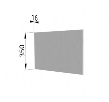 Панель торцевая (для шкафа горизонтального глубокого) ГПГ Монца, Ройс (Кварц черный) в Ужуре - uzhur.mebel54.com | фото