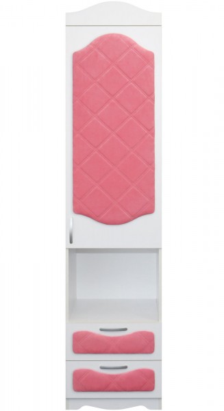 Пенал с ящиками серии Иллюзия 89 Розовый в Ужуре - uzhur.mebel54.com | фото