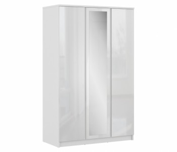 Шкаф 3-х дверный СБ-2493 Медея (Белый/Белый глянец) в Ужуре - uzhur.mebel54.com | фото