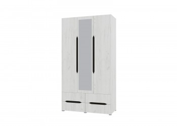 Шкаф 3-х створчатый с ящиками и зеркалом Вега (Прованс) в Ужуре - uzhur.mebel54.com | фото