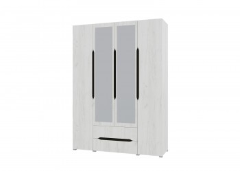 Шкаф 4-х створчатый с ящиками и зеркалами Вега (Прованс) в Ужуре - uzhur.mebel54.com | фото