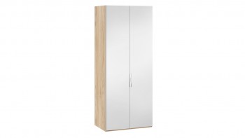Шкаф для одежды с 2 зеркальными дверями «Эмбер» Яблоня Беллуно в Ужуре - uzhur.mebel54.com | фото