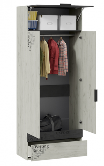 Шкаф комбинированный для одежды «Оксфорд-2» в Ужуре - uzhur.mebel54.com | фото