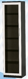 Шкаф средний со стеклодверью ДЛЯ ГОСТИНОЙ ШСС-450 Венге/Дуб выбеленный в Ужуре - uzhur.mebel54.com | фото