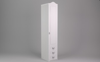 Шкаф угловой Бэлла с ящиками (Выбеленное дерево/Белый) в Ужуре - uzhur.mebel54.com | фото