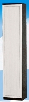 Шкаф высокий ДЛЯ ГОСТИНОЙ ШВ-450 Венге/Дуб выбеленный в Ужуре - uzhur.mebel54.com | фото