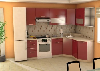 Угловая кухня Максимус-24 2400х1700 мм в Ужуре - uzhur.mebel54.com | фото